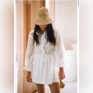 Sabo Skirt White Sheer Dress